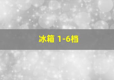 冰箱 1-6档